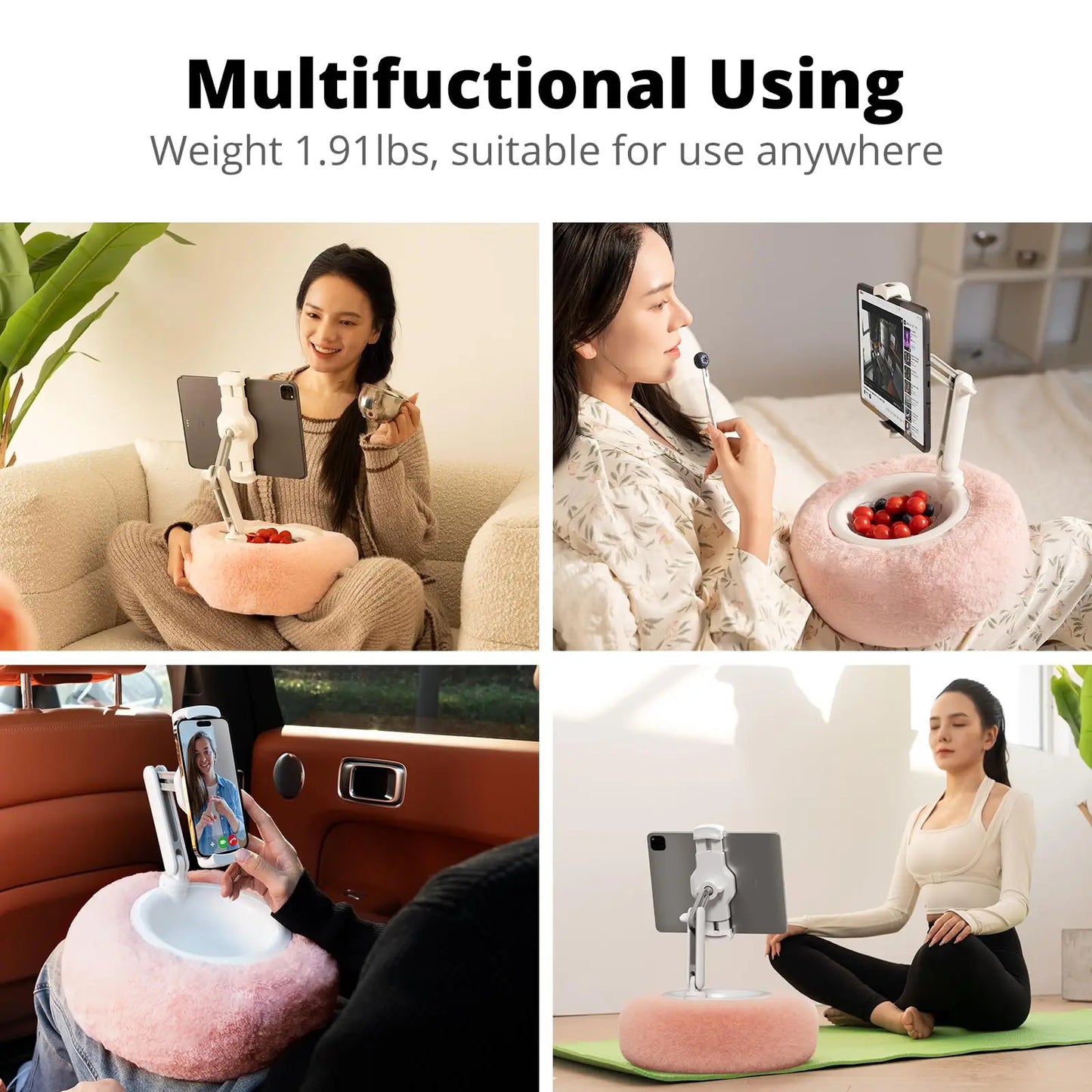 Plush Pillow Phone Holder