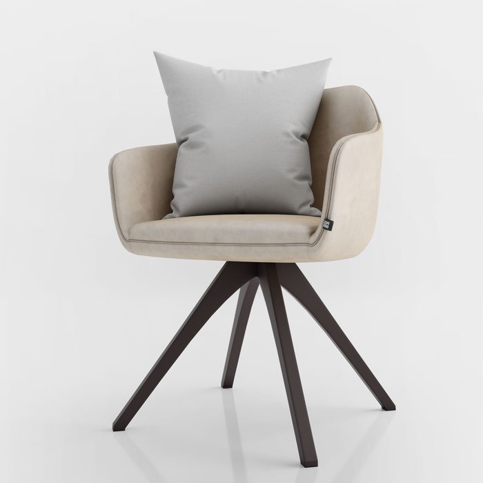 Delilah Fabric Cocktail Chair – Image 3
