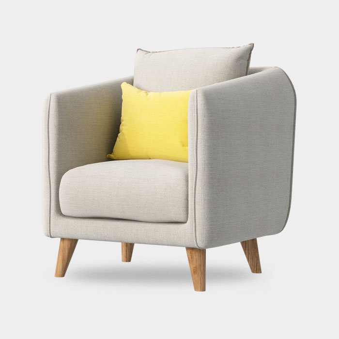 Grouped Fabric Accent Chair – Image 4