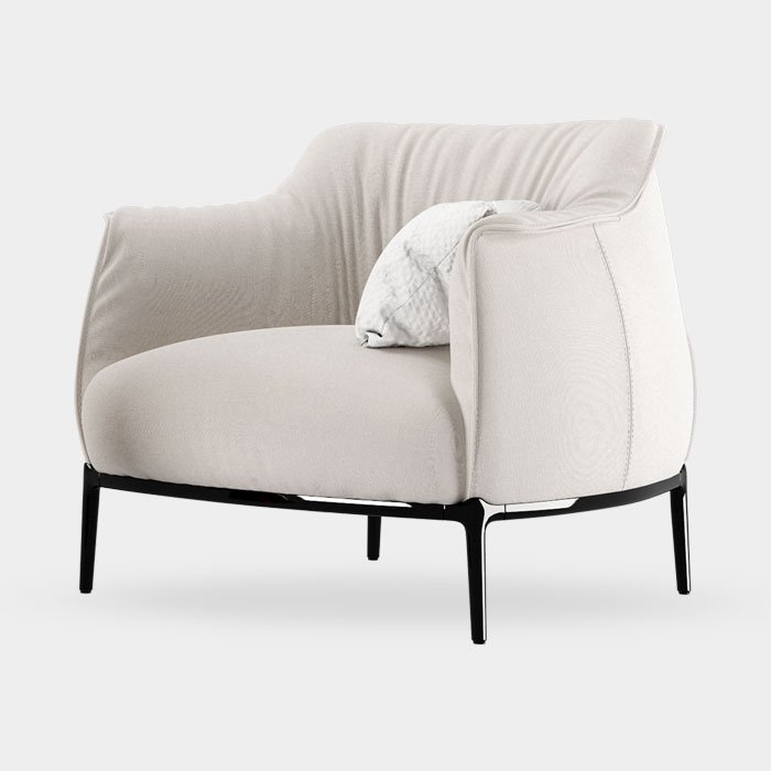 Delilah Fabric Cocktail Chair – Image 4