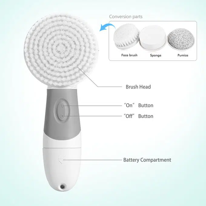 Brosse cosmétique de visage et de corps – Image 2