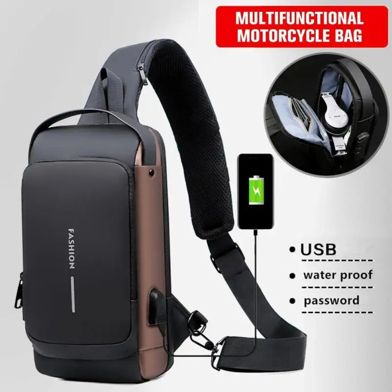 Sac Bandoulière Multifonctionnel USB – Image 3