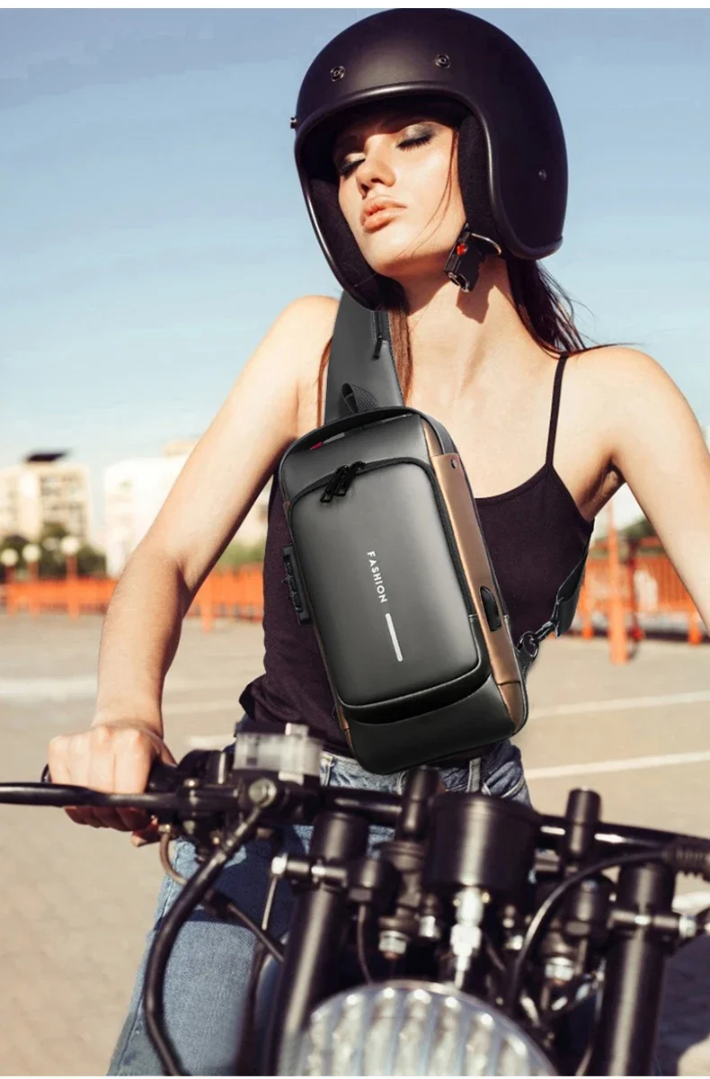 Sac Bandoulière Multifonctionnel USB – Image 13