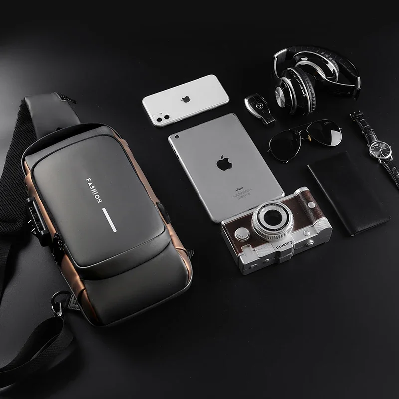 Sac Bandoulière Multifonctionnel USB – Image 14