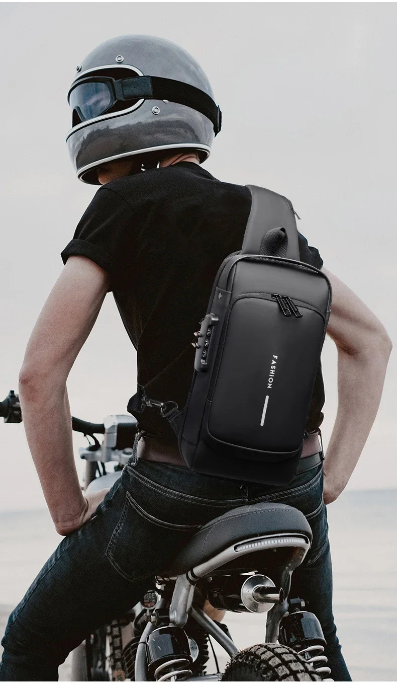 Sac Bandoulière Multifonctionnel USB – Image 6