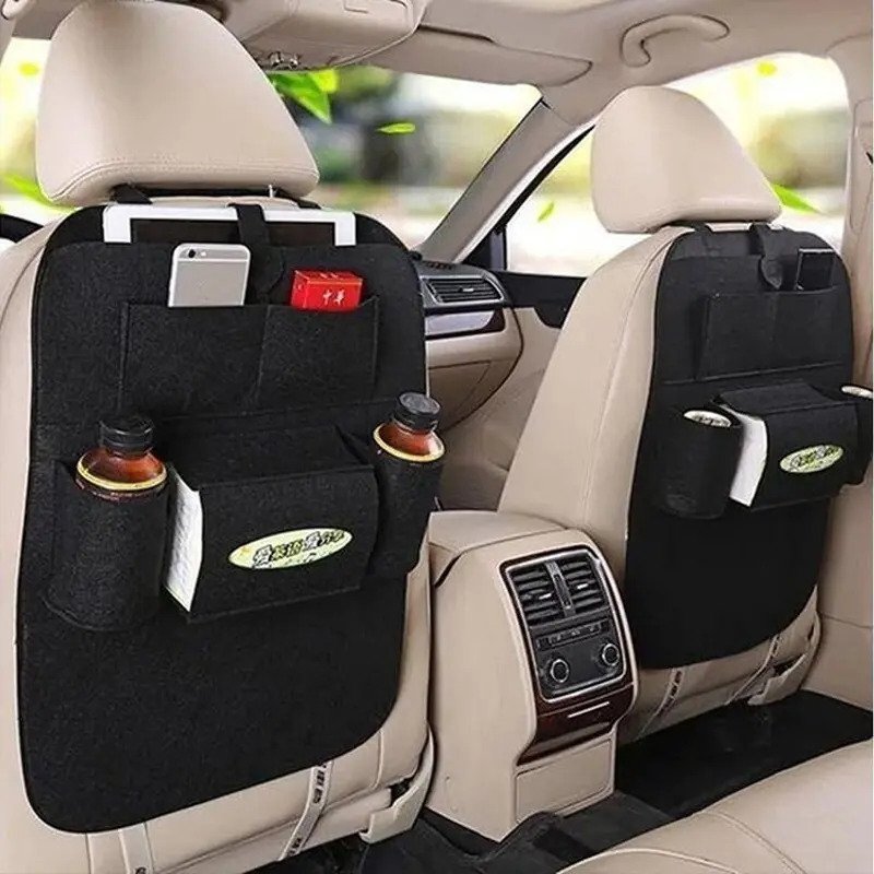 Pack 2 Rangement Organisateur universel de dossier de siège voiture – Image 2