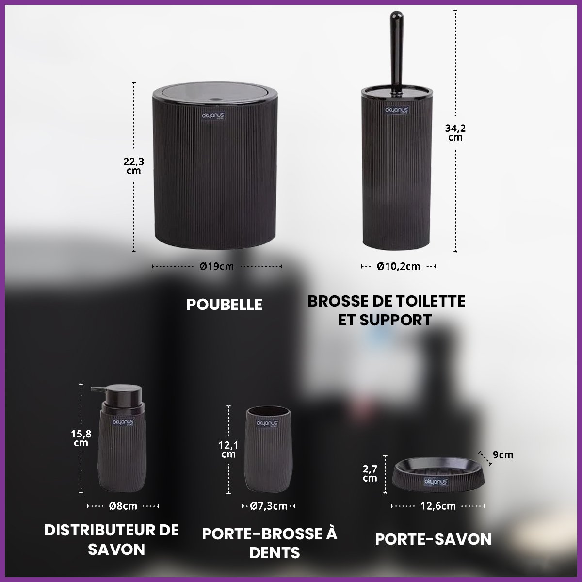Accessoires de Salle de Bain – Image 2