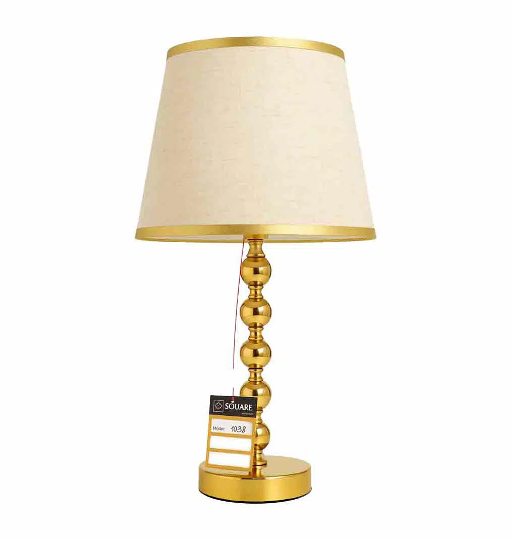 Lampe de Table Dorée – Modèle 1038 |SQUARE
