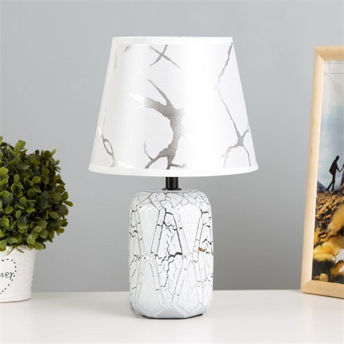 Lampe de table 40 CM – argent