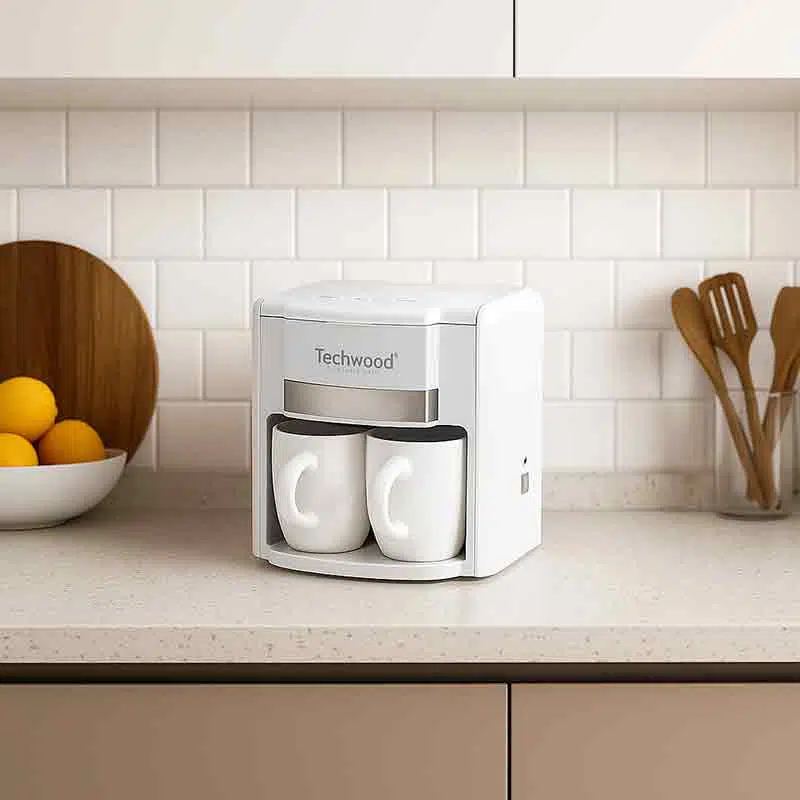 Cafetière 2 Tasses Duo blanc